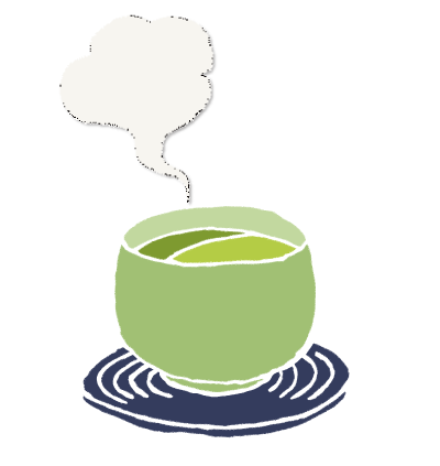 お茶のできあがり